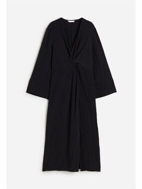 H&M Black V-Neck Dress